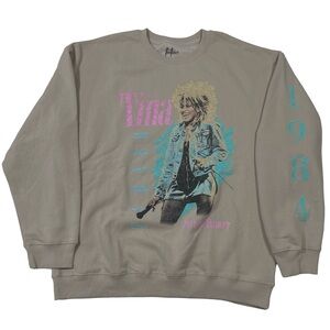 2024 Tina Turner 1984 Size XL Tan Crewneck Sweatshirt (Retail $45)